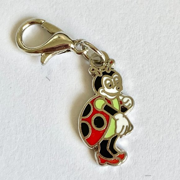 Vintage Disney Francis Ladybug Charm It's a Bugs Life Clip On Zipper Pull Purse - Picture 2 of 9